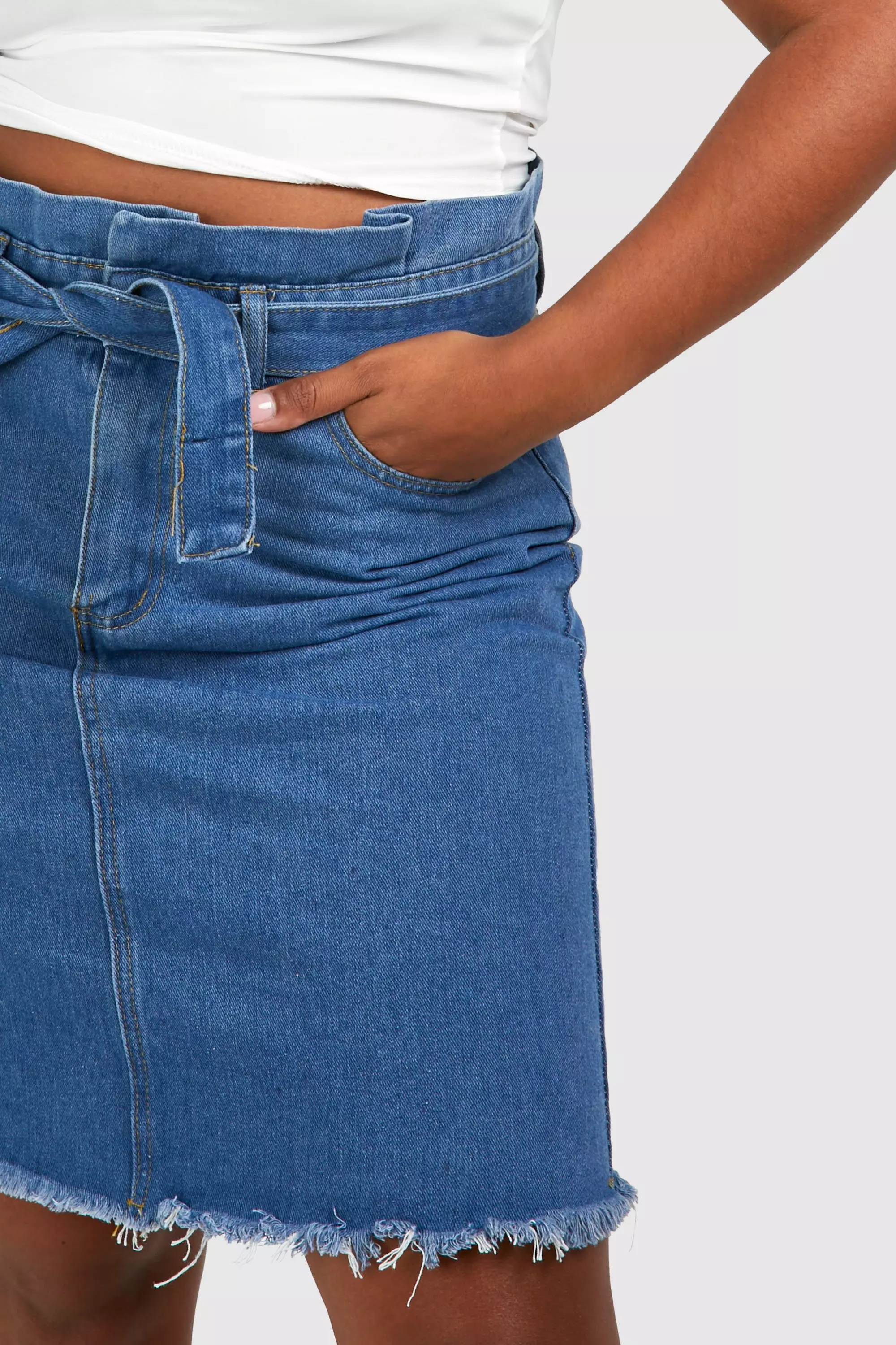 Plus size shop jean skirts xl